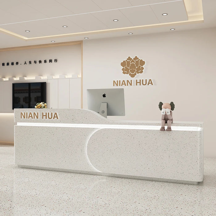 Counter Store Reception Desk Cash Beauty Salon Information Standing Reception Desk Simple Check Out Recepcja Luxury Furniture