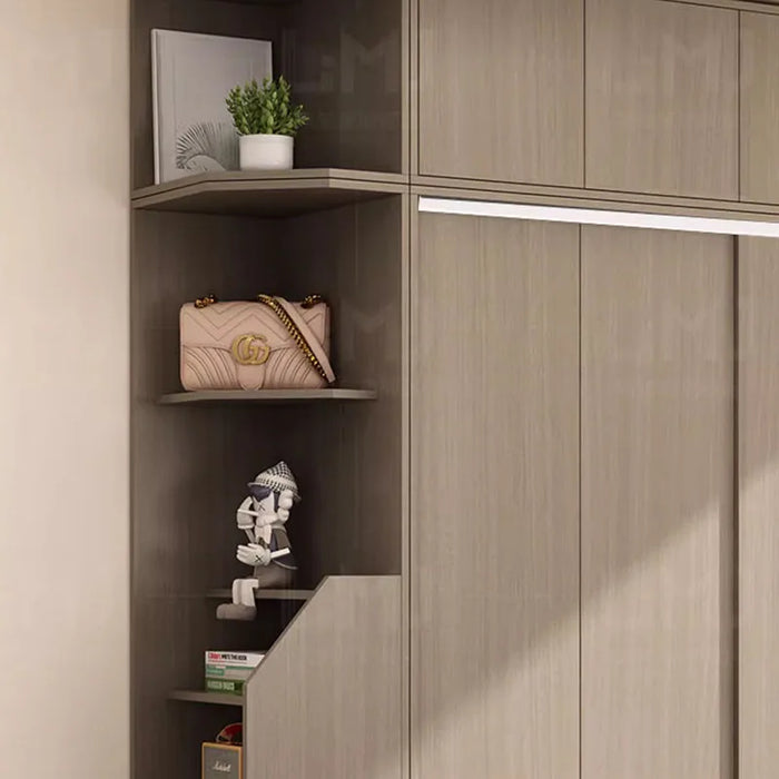 Children Clothes Wardrobe Storage Drawer Wood Sliding Doors Bedroom Wardrobe Closet Systems Quarda Roupas Closets Armables