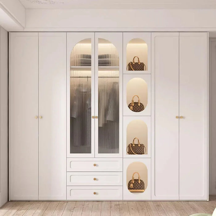 Modular Hanger Wardrobe Space Saving Cupboard Baby Mobile Open Bedroom Wardrobe Clothes Armoires De Vetement Home Furniture HDH