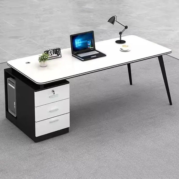 Bookshelf Storage Office Desk Standing Shelf Drawers Executive Computer Desks Writing European Mesa De Computador Furnitures