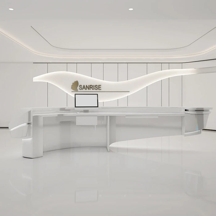 Advisory Luxury Beauty Salon Reception Desk Store Check Out Restaurant Consul Reception Desk Podium Recepcja Modern Furniture