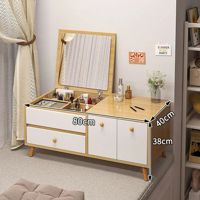 Mirrors Drawer Dressing Table Box Organizer Led Things Dressing Table Orgnaizing Bedroom Living Room Tocador Maquillaje Vanity