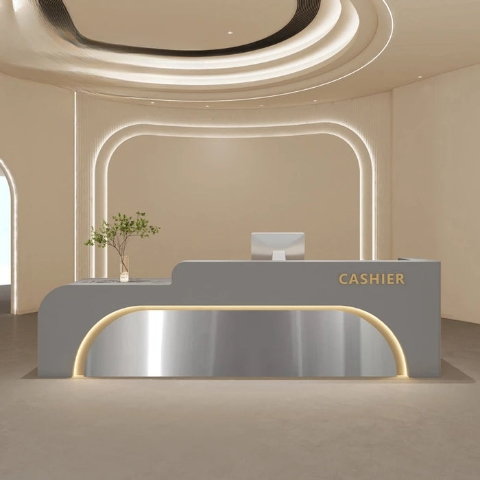 Register Beauty Reception Desk Shop Executive Office Reception Desk Salon Clothing Rezeption Desk Beauty Commercial Furniture