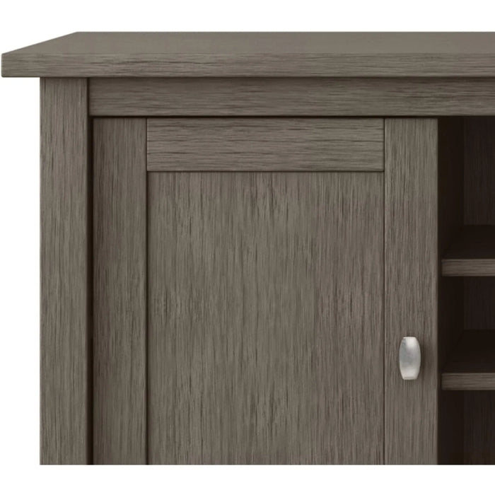 SOLID WOOD Universal TV Media Stand, 47 in Wide, Living Room Entertainment Center, Storage Cabinet, for TVs up to 55 in