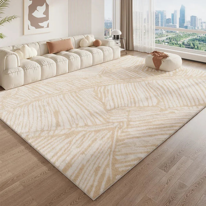 Japanese Style Living Room Decoration Plush Rug Light Luxury Rugs for Bedroom Thicken Non-slip Mat Home Cream Cloakroom Carpet