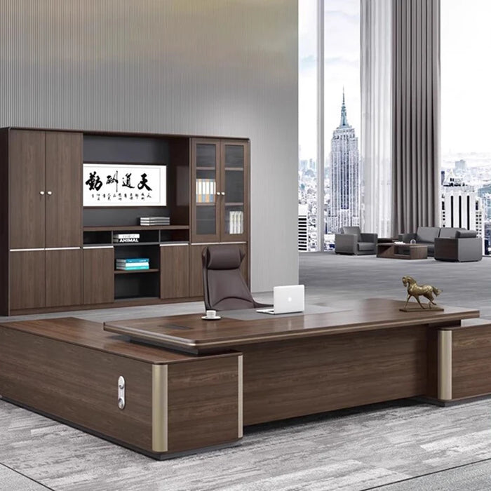 Executive Cheap Office Desk Portable Secretary Organizer Computer Desks Light Luxury Escritorios De Ordenador Modern Furniture