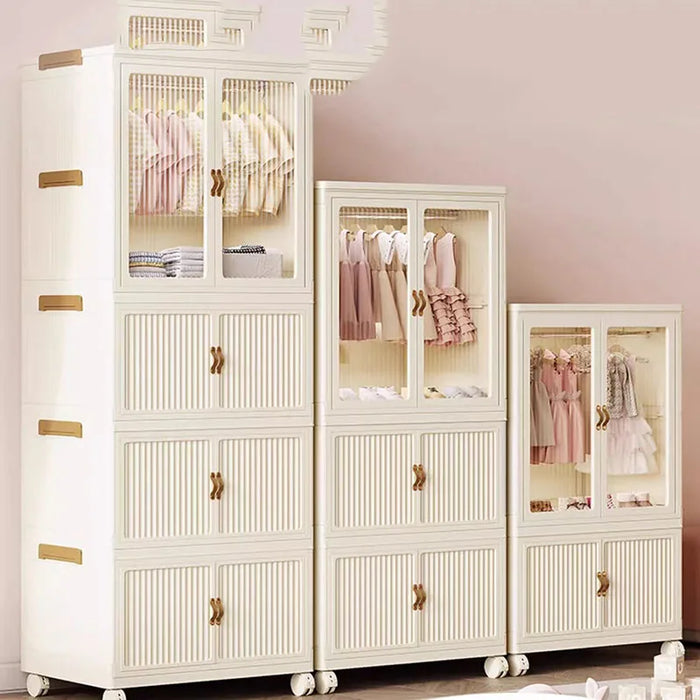 Kids Baby Wardrobe Modern Nordic Hanging Hotel Bedroom Wardrobe Organizer Display Armario Plegable Para Ropa Bedroom Furniture