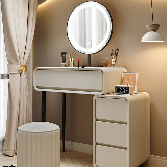Wood Vanity Table Room Long Toilet Origanizer Night Stand White Miniature Next Bed Dressers Mordern Tocador Minimalist Furniture