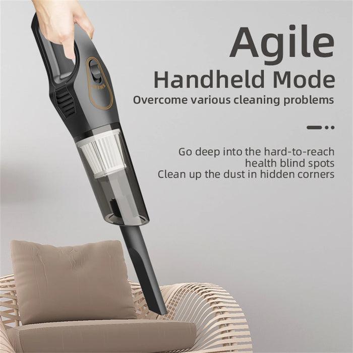 New Xiaomi 120000Pa 5 in1 Wireless Car Vacuum Cleaner Cordless Handheld Auto Vacuum Home & Car Dual Use Mini Vacuum Appliances