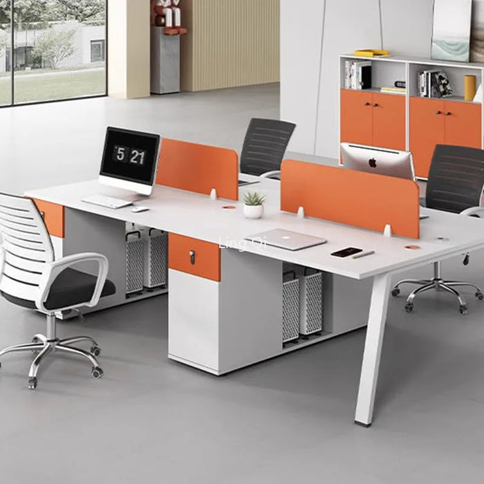 Vanity Executive Office Desk White Reception Free Shipping Designer Computer Desks Organizer Minimalist Bureau Modern Furniture