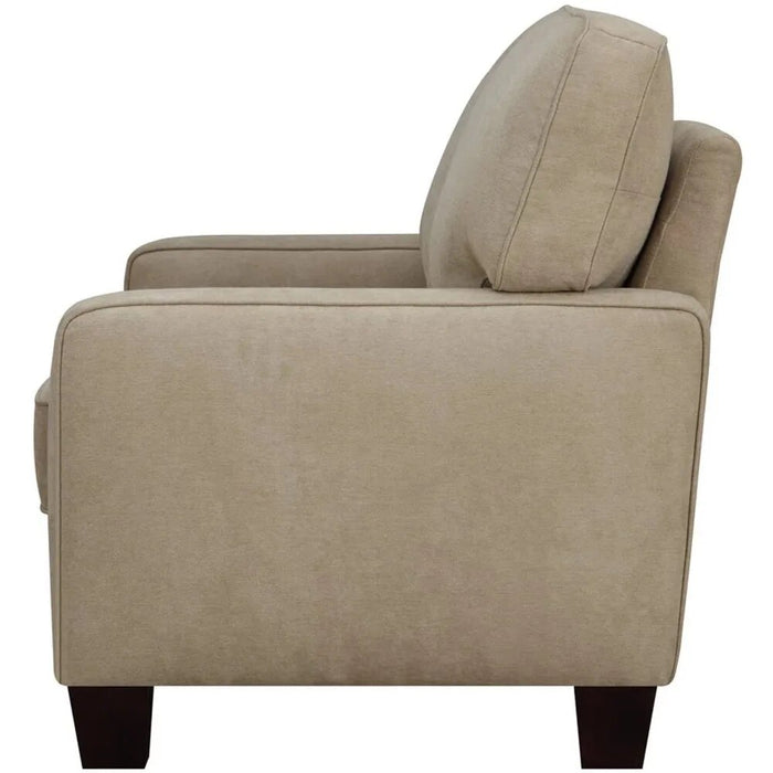 Modern Collection 73" Sofa,Living Room Sofas with Free Shipping,Spacious and Cozy, living room furniture, Silica Sand