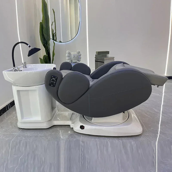 Professional Hairdressing Chair Stylistic Hair Wash Treatment Bed Shampoo Spa Makeup Kappers Stoel Hairsalon Furniture CY50XT