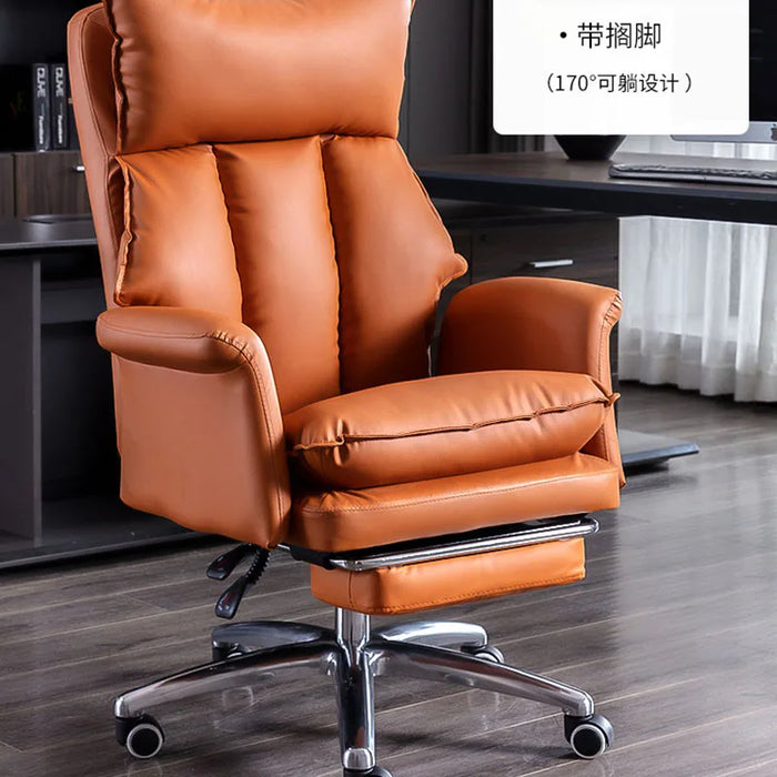 Luxury Ergonomic Office Chair Full Body Adjustable Fashion Recliner Recliner With Footrest Boss Cadeira Gamer Home Furniture