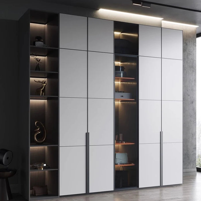 Wooden Pantry Wardrobe Simple Organizer Kitchen Multifunctional Living Room Korean Cabinets Drawers Roupeiro Furniture Luxury