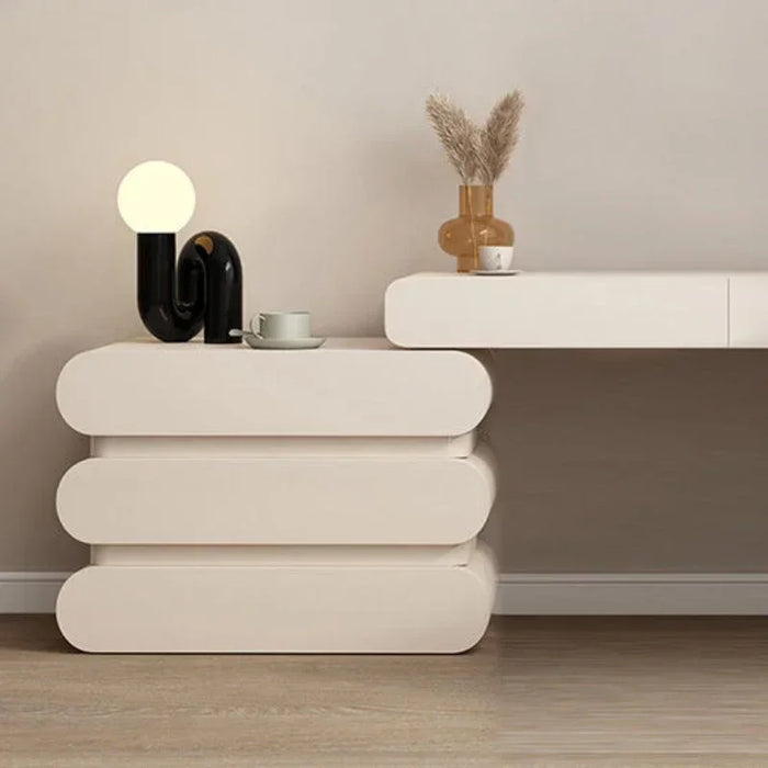 Light Dressing Table White Nightstand Bedroom Small Vanity Cover Cabinet Reception Meubles De Chambre Garden Furniture Sets