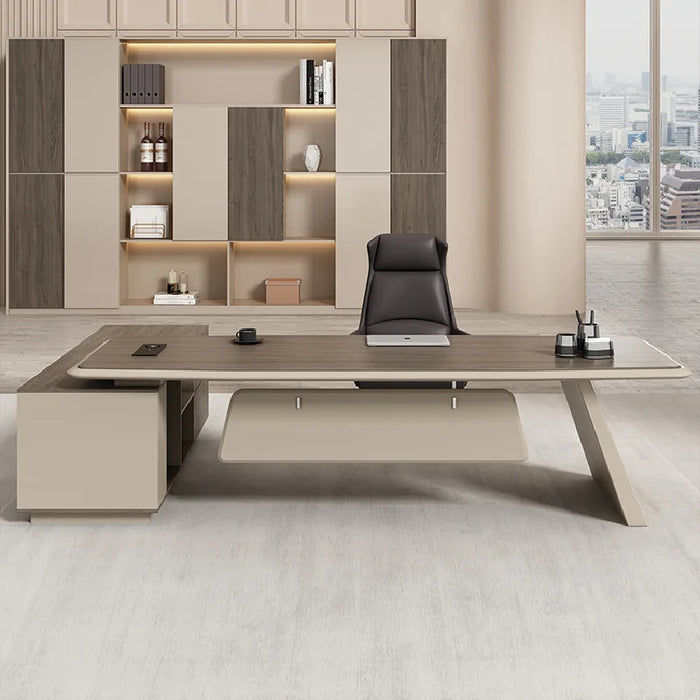 Computer Corner Office Desk Conference L Shaped Drawers Height Office Desk Executive Luxury Mesas De Computador Luxury Furniture