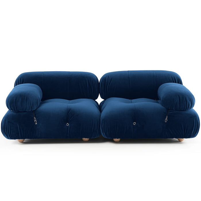 Suede Module Sofa Sectional Sofa Couches Family Living Room Chair Furniture Combination Block Modular Leisure Cloud Sofas Set