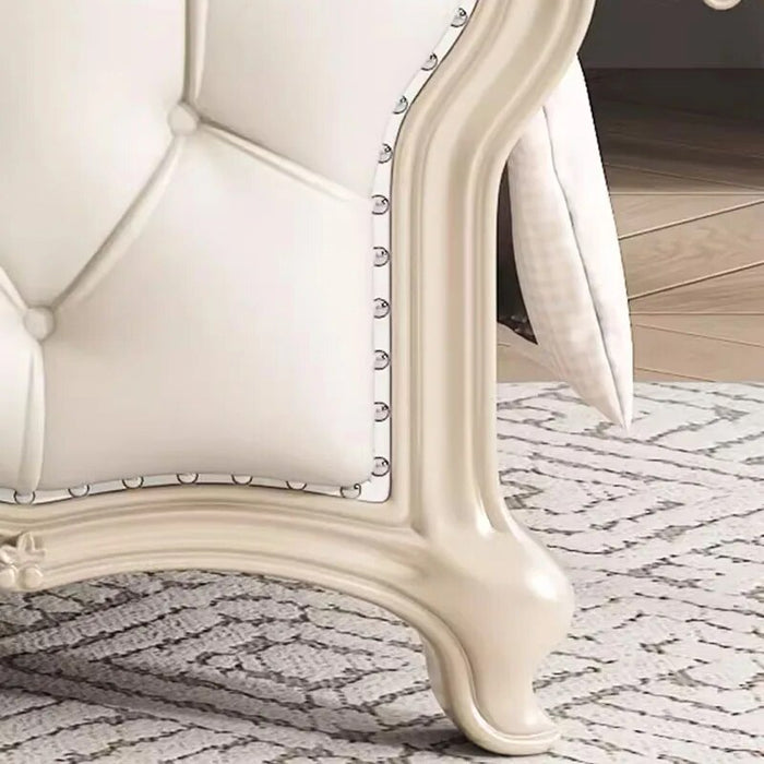 High End Villa Double Bed Designer Modern Whitr Full Size Twin Bed Frame Platform Safe Castle Cama De Casal Nordic Furniture