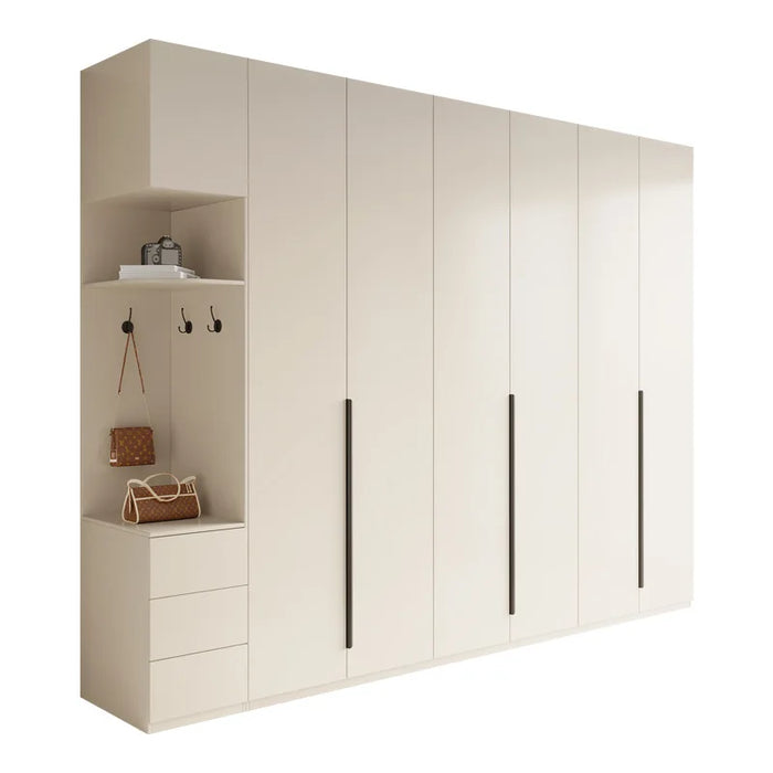Bedroom furniture light extravagant wardrobe modern simple one-door to top locker flat open wardrobe