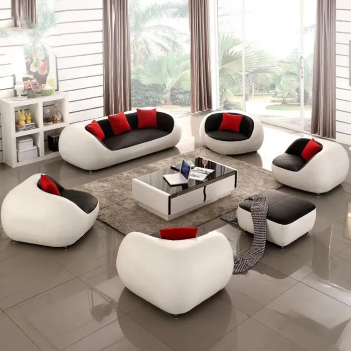 Minimalist Modern Living Room Sofa Luxury Leather Lounge Recliner Garden Sets Sectional Corner Sofa Divano Nordic Furniture