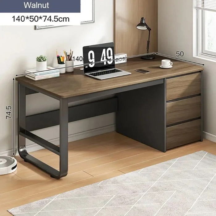 Bedroom Modern Book Desk Desktop Tables Writing Tables With Drawer Luxury Minimalist Household Simple Computer Furniture