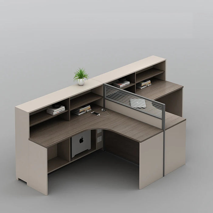 Employee Desk Staff Office Desk Combination Minimalist Modern 4/6 Seat Nordic Card Seat Office Computer Luxury Desk Furniture