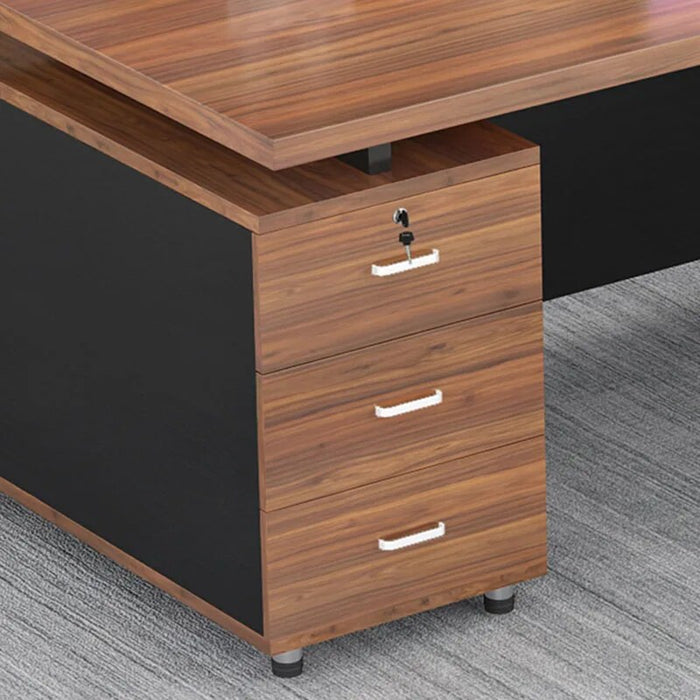 Supplies Storage Shelf Office Desk Standing Executive European Drawers Computer Desks Floor Luxury Mesa De Computador Furniture