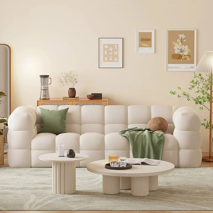Designer White Sofa Living Room Luxury Elegant Bedrooms Puff Sofa Modern Relaxing Oturma Odası Kanepeleri Library Furniture