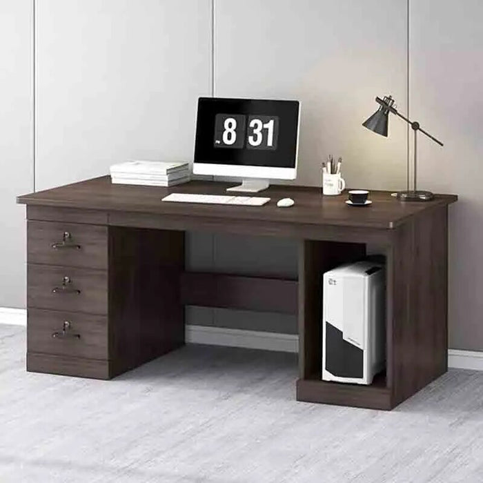 Wooden Bureau Office Desks Drawers Workbench Standing Storage Office Desks Multifunctional Reception Scrivania Room Furnitures