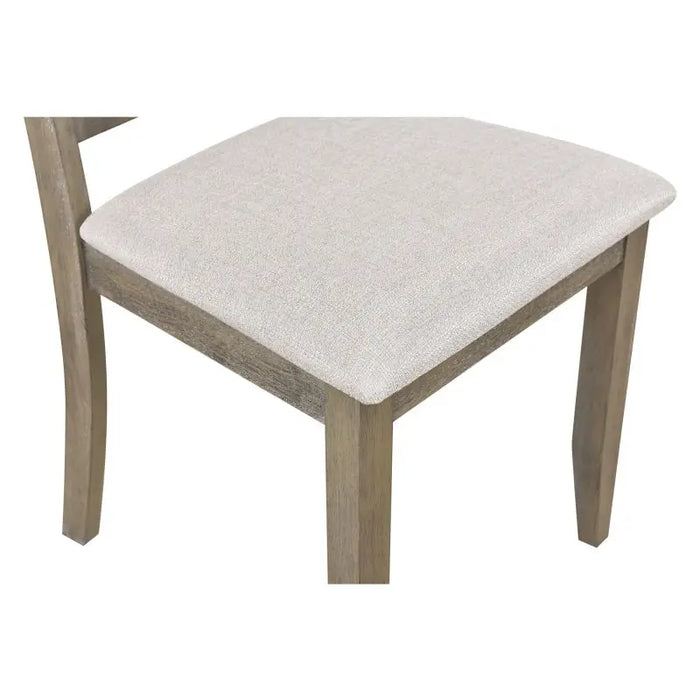 Rustic Large Wood Dining Table Set with 70inch Table and 4 Upholstered Dining Chairs Brown Rural light luxury