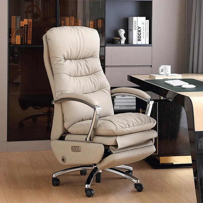 Lounge Puff Seat Comfortable Office Chairs Cushion Ergonomic Cushions Leather Office Chairs Vanity Cadeira Computer Chair SY50OC