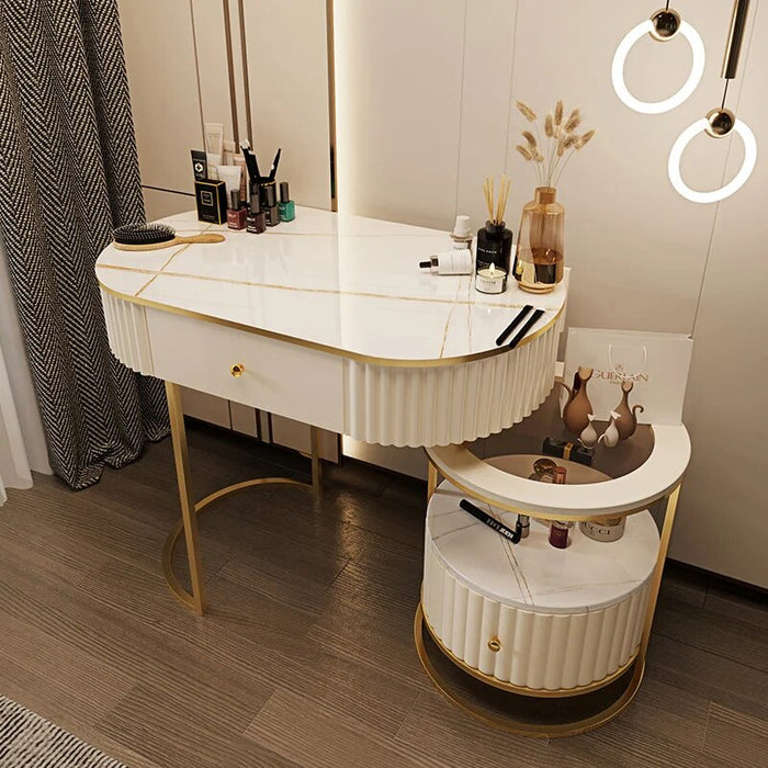 Light Luxury Dressing Table Storage Cabinet Integrated Bedroom Modern Minimalist New Small Apartment Schminktisch Furniture