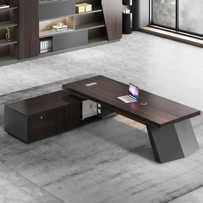 Drawers Office Desk Executive Storage Conference Luxury Work Table Workstation Bedroom Scrivania Ufficio Lavoro Home Furniture