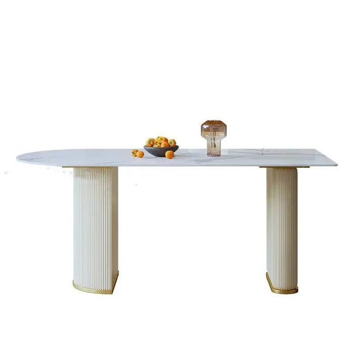 Luxury Italian Dining Table Kitchen Console Center Dinner Table End Restaurant Office Muebles De Cocina Garden Furniture Sets GM