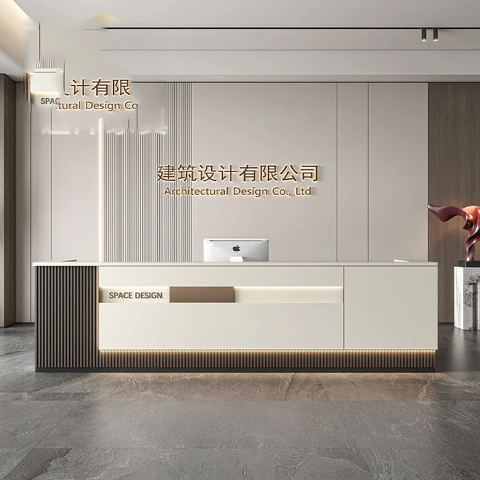 Modern Reception Desk Mobile Hotel Spa Clinic Supermarket Waiting Reception Desk Laudry Mostrador Recepcion Office Furniture