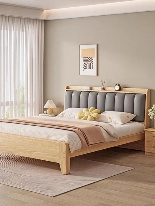 Nordic Beauty Beds King Size Living Room Double Wood Storage Adults Beds Luxury Cheap Camas Dormitorio Home Furniture