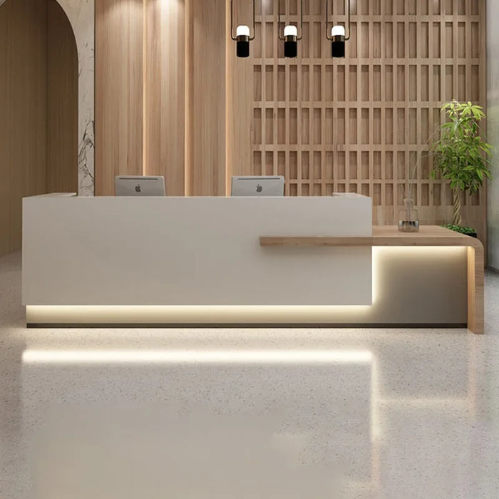 Salon Reception Desk Service Office Modern Cashiers Console Table Computer Storage Scrivania Con Cassetti Luxury Furniture