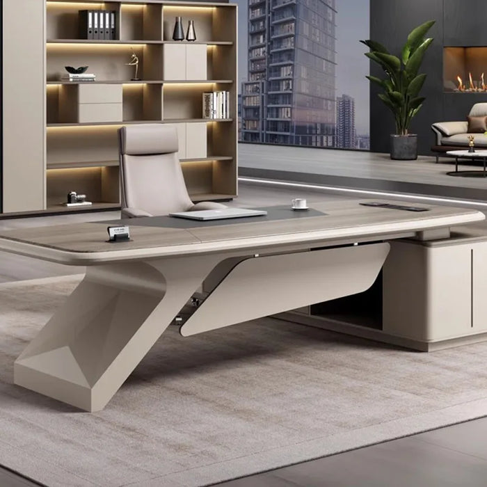 Executive Drawers Office Desk Study Writing Desktops Work Standing Office Desk Meeting Mesa De Escritorio Luxury Furniture