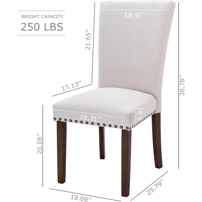 4 Chairs Dining Table Chair Upholstered Parsons Dining Chairs Set of 4 Home Bar Chair Furnitures Stool Living Room Armchairs