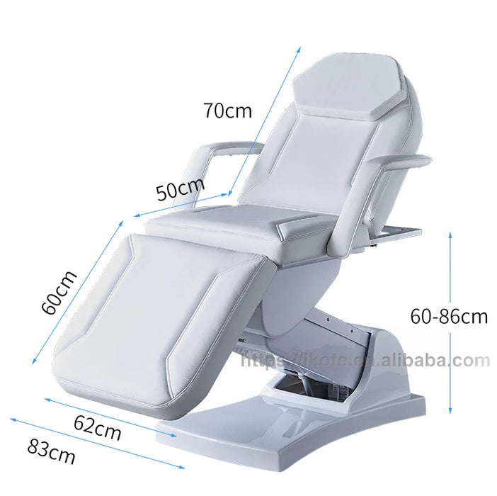 Modern Beauty Salon Electric Massage Spa Bed Facial Lash Bed Massage Table with folding up