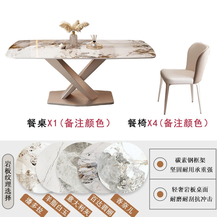 Study Hotel Dining Tables Outdoor Conference Restaurant Office Dining Tables Bar Eating Luxury Mesa Plegable Furniture WJ20XP