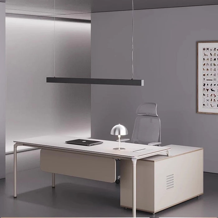 Luxury Boss Office Desk Simple Modern White Executive Single President Manager Desk Computer Work Mesa Office Furniture KMOD