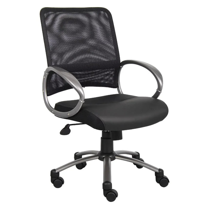 Mesh Back W/ Pewter Finish Task Chair Gaming Computer Chair Desk Gamer Office Armchair Ergonomic Free Shipping Cover Furniture