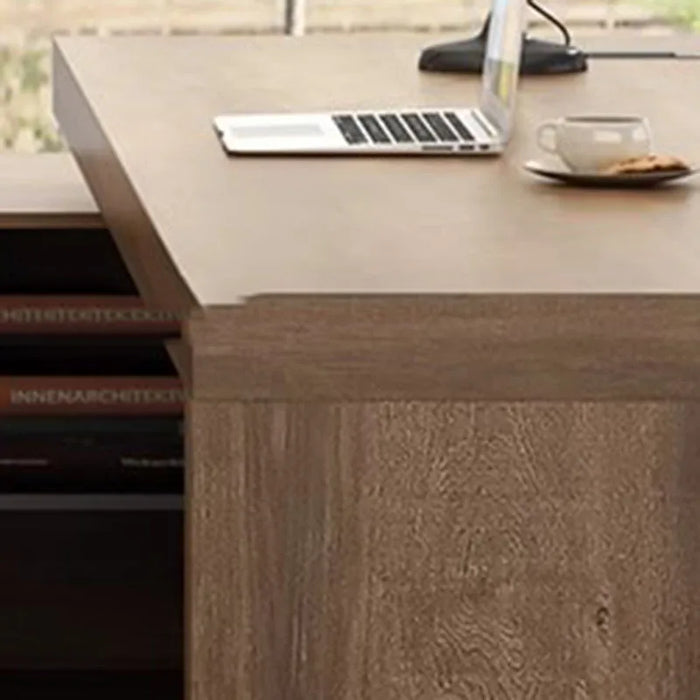 Corner L Shaped Office Desk Drawers European Monitor Reception Computer Desks Storage Supplies Mesa De Computador Furniture