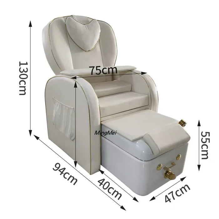 Cosmetology Nails Salon Pedicure Chair Foot Spa Couch  Pedicure Chair Manicure Comfort Sillon De Pedicura Furniture ZT50PC