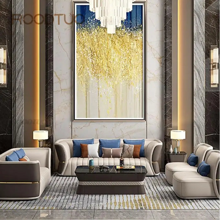 Italian Light Luxury Leather Sofa Model House Designer Economic Furniture And Sofas Living Room American Leather Sofa