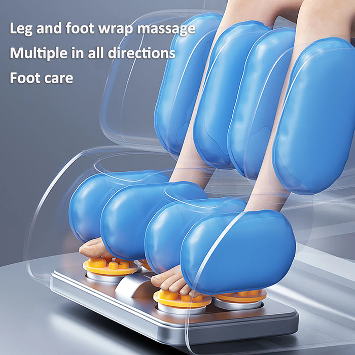 Free Shipping 3 Years Warranty 4D Full Body Zero Gravity Luxury Massage Chair Relieves Back Fatigue Eye Massage Bluetooth Music