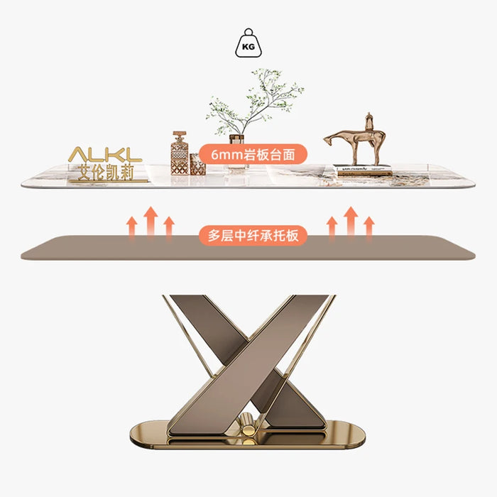 Camping Console Dining Table Marble Salon Center Balcony Dinner Dining Table Livingroom Poker Mesa Plegable Kitchen Furniture