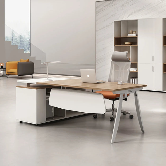 Ideas Computer Office Desk Storage Executive Simple Luxury Professional Desk Tables Studio Mesa Para Computador Home Furniture