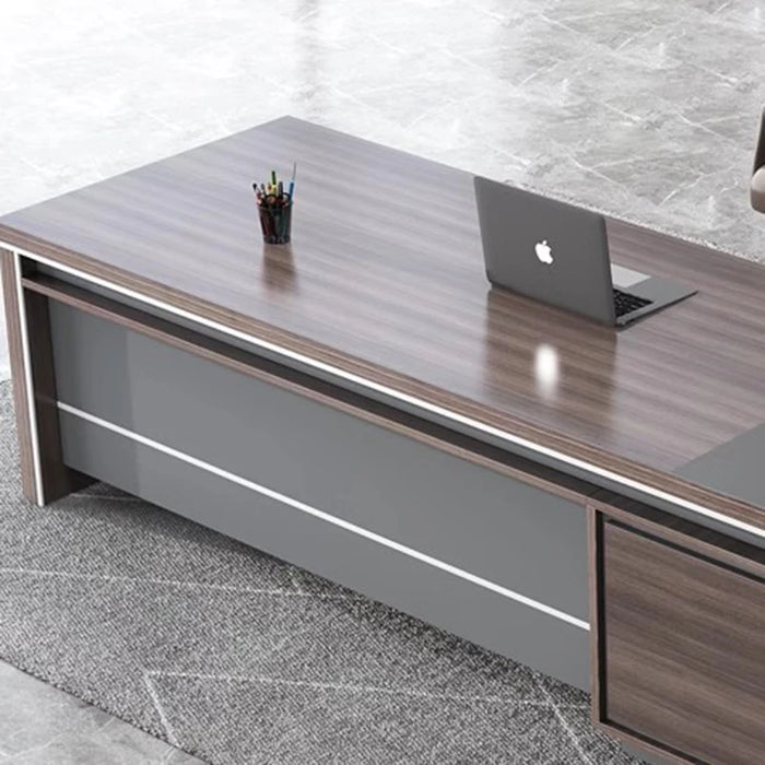 Workstation Study Office Desk Executive Storage Luxury Desktop Office Desk Drawers Scrivania Ufficio Lavoro Salon Furniture